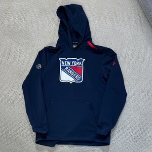 Fanatics Authentiv New York Rangers Navy Hoodie